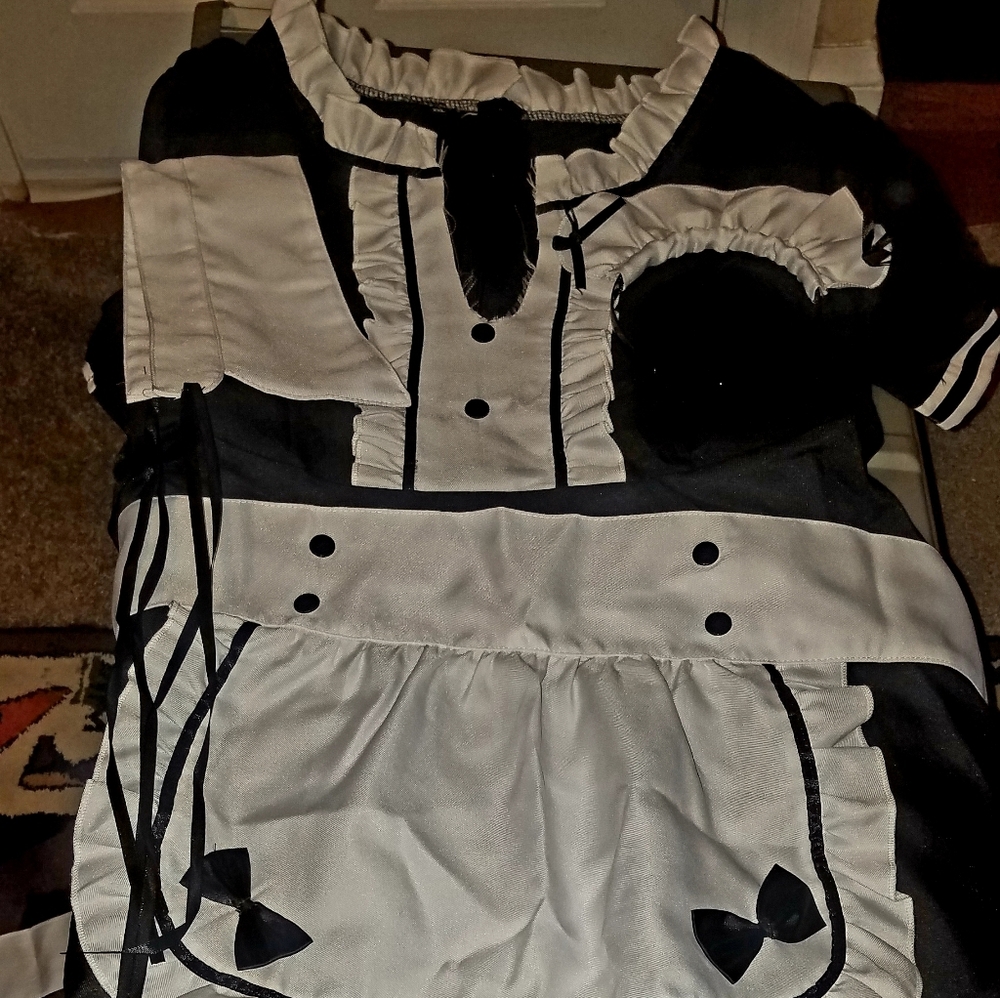 XXL Woman's French maid Halloween Costume